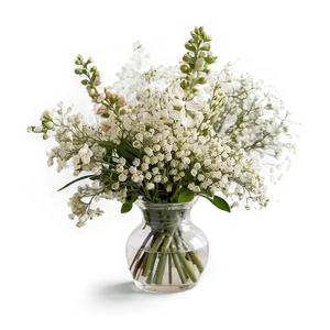 Fresh Baby's Breath Arrangement Png 19 PNG image