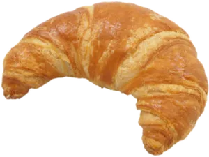 Fresh Baked Croissant Isolated PNG image