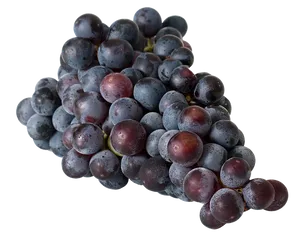 Fresh Black Grapes Cluster PNG image