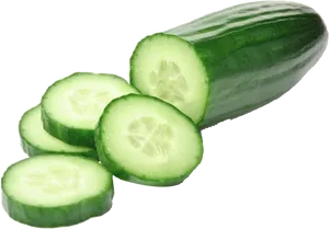 Fresh Cucumber Slices.png PNG image