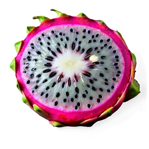 Fresh Dragonfruit Slice Png 06122024 PNG image