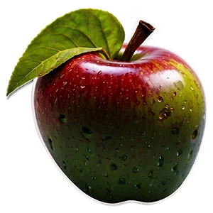 Fresh Fruit Apple Sticker Png 05252024 PNG image