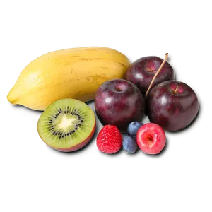 Fresh Fruit Assortment PNG Mdt97