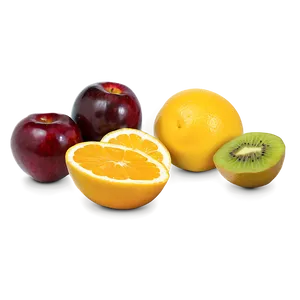 Fresh Fruit Assortment PNG Ntl7
