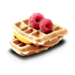 Fresh Fruit Waffle PNG 05212024