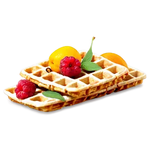 Fresh Fruit Waffle PNG Ppa PNG