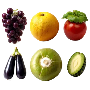 Fresh Fruits And Vegetables Picture PNG 1