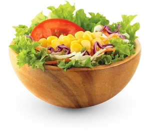 Fresh Garden Salad Bowl Mc Donalds PNG image