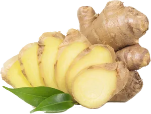 Fresh Ginger Root Slices.png PNG image