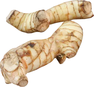Fresh Ginger Roots Isolated PNG image