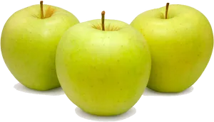 Fresh Green Apples Transparent Background