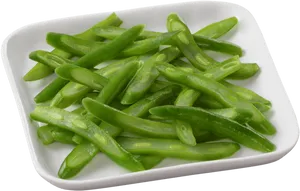 Fresh Green Beansin Bowl PNG image