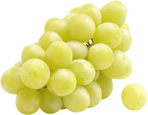 Fresh Green Grapes Cluster.png