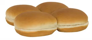 Fresh Hamburger Buns Isolated PNG image