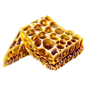Fresh Honeycomb Piece PNG Enk15
