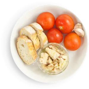 Fresh Ingredientsfor Bruschetta Preparation