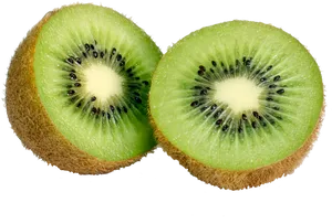 Fresh Kiwi Slices Transparent Background PNG image