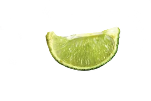 Fresh Lime Wedge Transparent Background PNG image