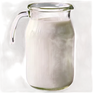 Fresh Milk Glass Png Ykk40 PNG image