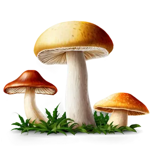 Fresh Mushrooms Png Emi PNG image