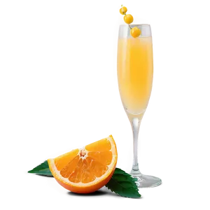 Fresh Orange Mimosa Cocktail Png 06212024 PNG image