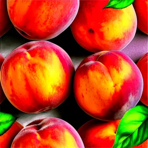 Fresh Peach Clipart PNG Dro