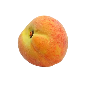 Fresh Peach Isolated Background PNG image