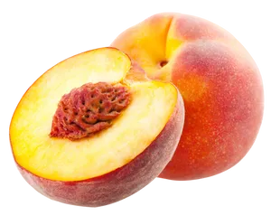 Fresh Peachand Half Transparent Background.png PNG image