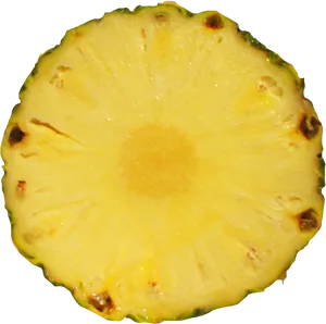 Fresh Pineapple Slice Cross Section.jpg PNG image