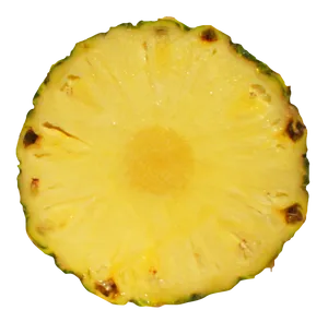 Fresh Pineapple Slice Transparent Background PNG image