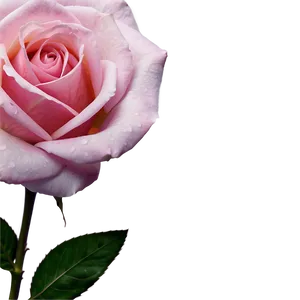Fresh Pink Rose PNG Vxf89