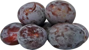 Fresh Plums Pile Image PNG image