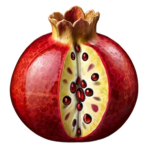 Fresh Pomegranate Png 94 PNG image