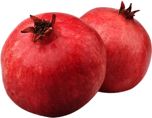 Fresh Pomegranates Isolatedon Transparent Background PNG image