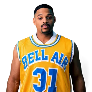 Fresh Prince Bel Air Basketball Jersey PNG Ark10 PNG
