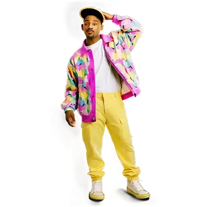Fresh Prince Iconic Outfits PNG 10 PNG
