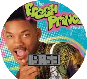 Fresh Prince Retro T V Show Promo PNG image