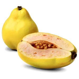 Fresh Quince Illustration Png 06262024 PNG image