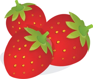 Fresh Strawberries Illustration