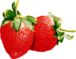 Fresh Strawberrieswith Water Droplets