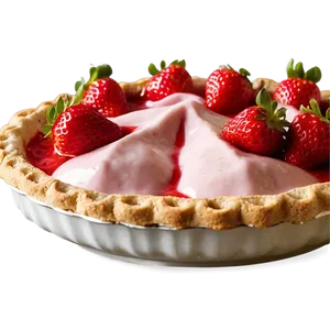 Fresh Strawberry Pie PNG 42