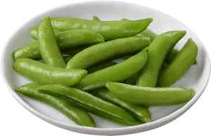 Fresh Sugar Snap Peasin Bowl PNG