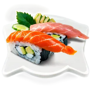Fresh Sushi Platter PNG 05212024