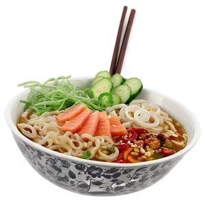 Fresh Vegetable Ramen Bowl PNG 94 PNG