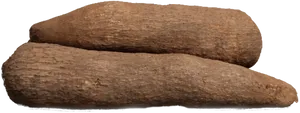 Fresh Yams Isolatedon Background PNG image