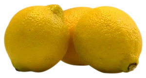 Fresh Yellow Lemons Isolated PNG image