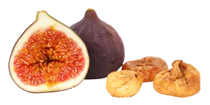 Freshand Dried Figs PNG image