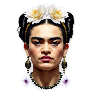 Frida Kahlo Portrait Mexico Png 05212024 PNG image
