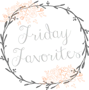 Friday Favorites Floral Design PNG image