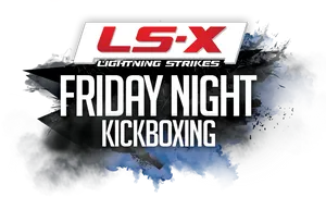 Friday Night Kickboxing Event Poster PNG image